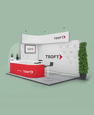 diseño de stand publicitario